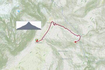 Courmayeur: Arnouva, rif. Elena, col Ban Darrey, aig. Angroniettes a/r