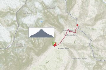 Courmayeur: Arnouva, rif. Elena, col Grand Ferret a/r
