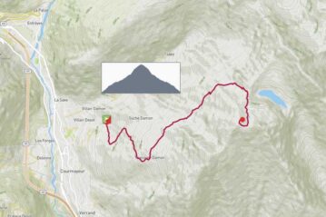 Courmayeur: Ermitage, Tirecorne, col Licony, biv. Pascal a/r