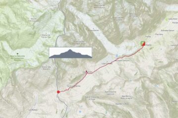 Courmayeur: La Visaille, Combal, col de la Seigne a/r
