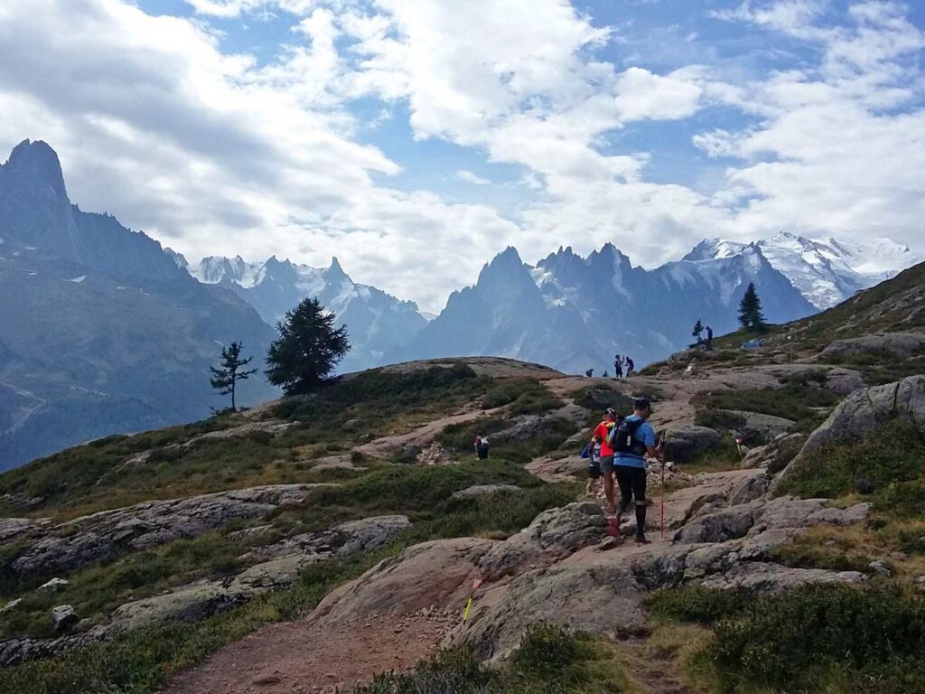Corridori alla Tête au Vent, sopra Chamonix.