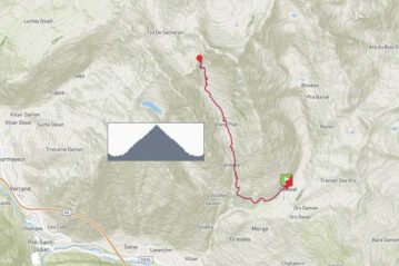 La Salle: Planaval, colle Battaglione Aosta a/r