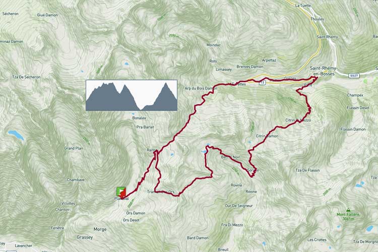 Giro Planaval, col Fetita, col Citrin, col Serena