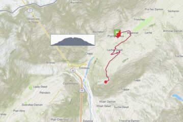 Courmayeur: Planpincieux, rif. Bertone a/r