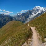 Sentiero tra la Testa Bernarda e il Mont de La Saxe.