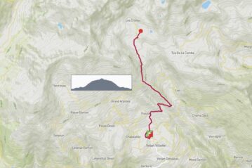 Saint-Pierre: Vétan, rif. Mont Fallère a/r