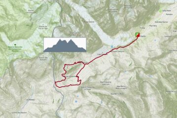 Giro La Visaille, col Chavannes, col de la Seigne, col Pyramides Calcaires
