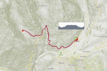 Morgex: colle San Carlo, lago d’Arpy a/r