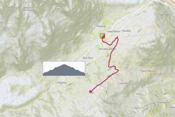 Courmayeur: Zerotta, rif. Maison Vieille, lac Chécrouit a/r